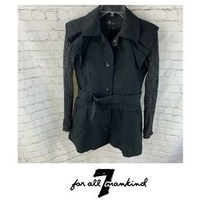 7 for All Mankind Peplum Coat